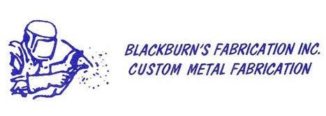 blackburn metal fabrication|blackburn's fabrication inc.